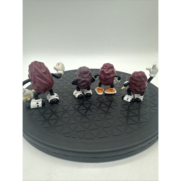 Set Of 4 1987 Vintage California Raisins Figurines - Picture 8 of 8